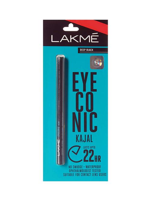 lakme eye conic kajal deep, black - 17982519 - Very Small Image - 1