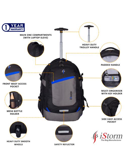 large 45 l laptop backpack trolley laptop backpack - 17982789 - Very Small Image - 1