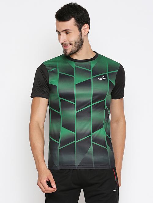 green printed t-shirt - 17983051 - Very Small Image - 1
