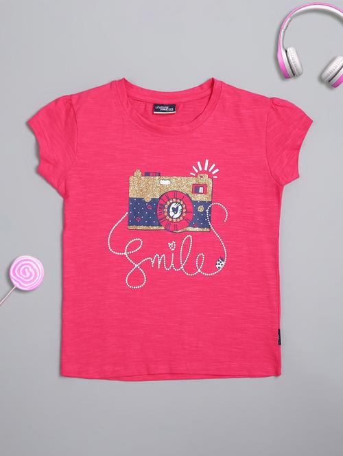 round neck printed top - 17983601 - Very Small Image - 1