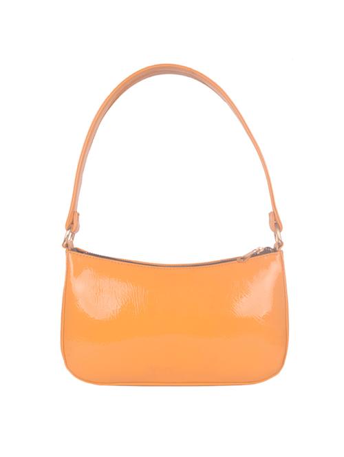 orange leatherette (pu) handbag - 17983963 - Very Small Image - 1
