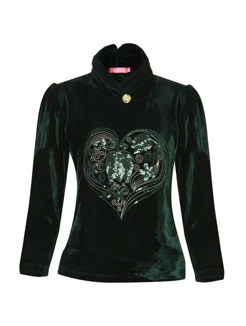 green velvet top - 17984834 - Very Small Image - 1