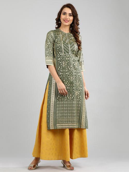 women's straight kurta - 17985084 - Very Small Image - 1