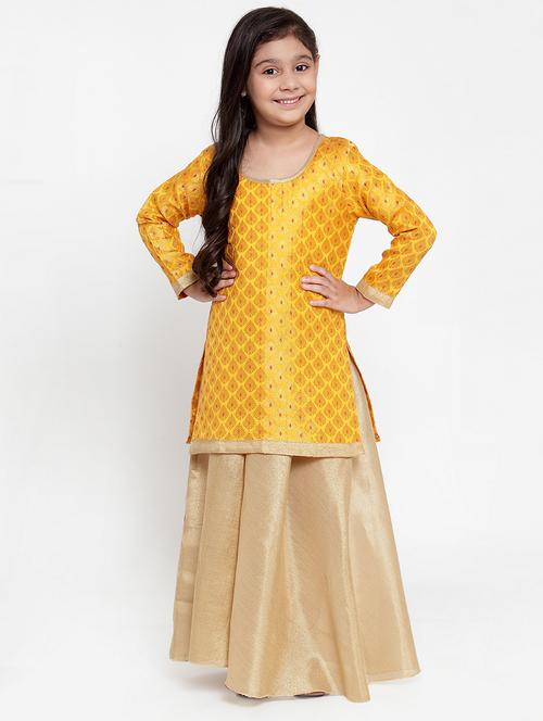 yellow printed lehnga choli - 17985868 - Very Small Image - 1