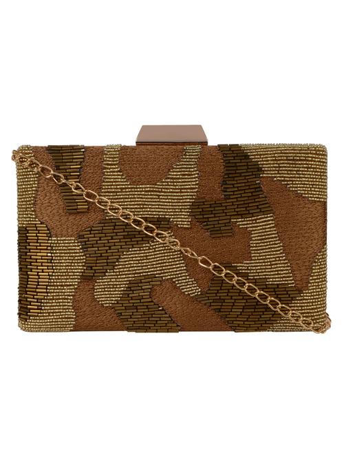 gold cotton box clutch - 17986604 - Very Small Image - 1