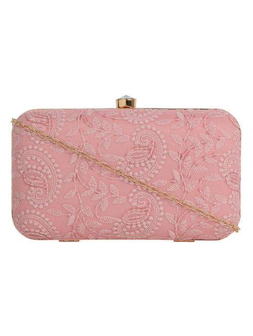 pink cotton box clutch - 17986608 - Very Small Image - 1
