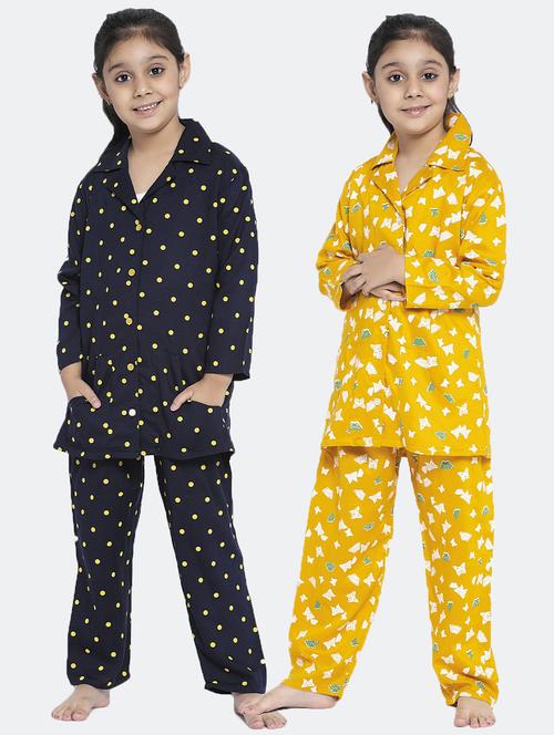 set of 2 printed nightwear pajama set - 17987199 - Very Small Image - 1