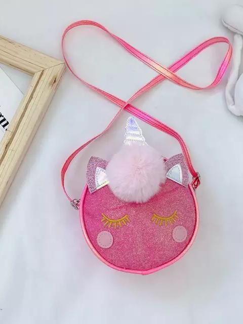 pink unicorn sling bags for women, - 17988549 - Very Small Image - 1