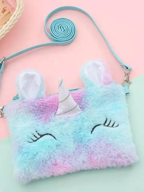 unicorn fur green sling bag for - 17988558 - Very Small Image - 1