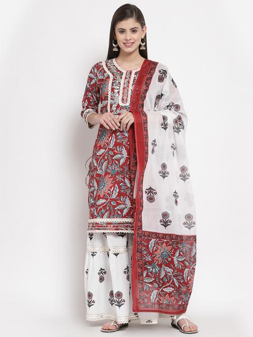 floral print suit set - 17989017 - Very Small Image - 1