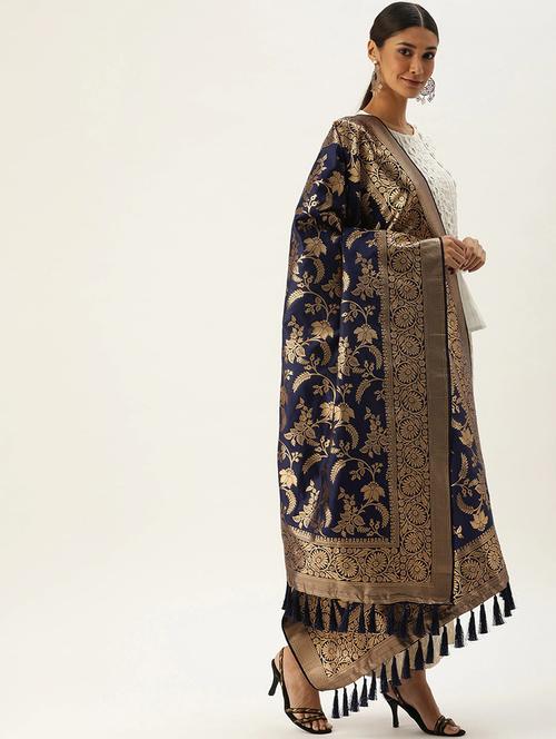jacquard woven dupatta - 17995401 - Very Small Image - 1