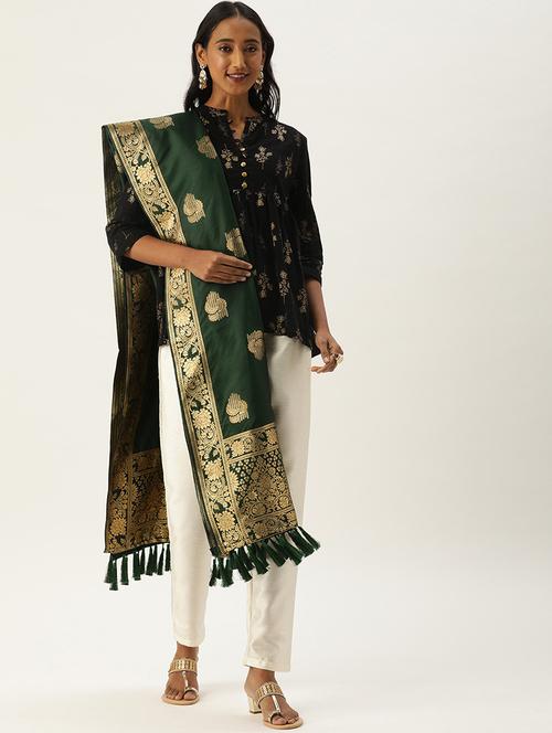 jacquard woven dupatta - 17995418 - Very Small Image - 1