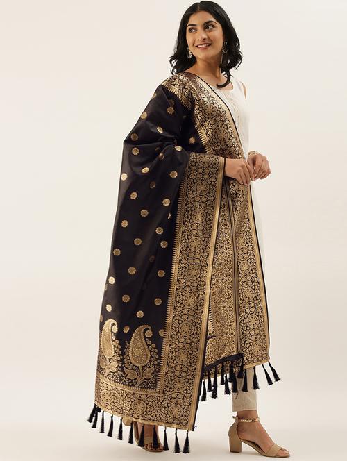 jacquard woven dupatta - 17995426 - Very Small Image - 1