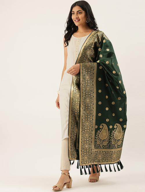 jacquard woven dupatta - 17995427 - Very Small Image - 1