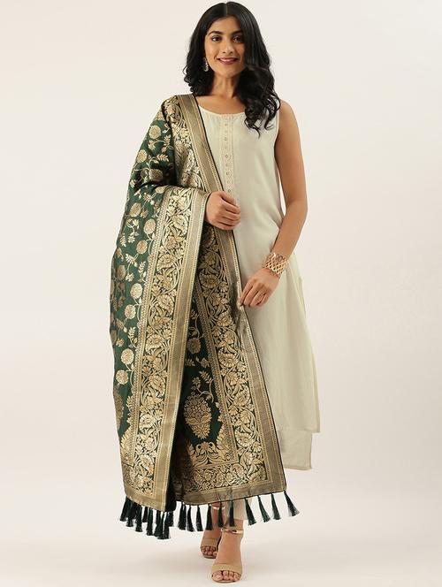 jacquard woven dupatta - 17995436 - Very Small Image - 1