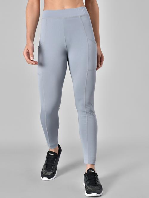 high rise solid tights - 17995476 - Very Small Image - 1