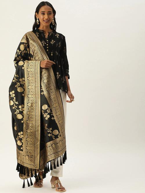 jacquard woven dupatta - 17995668 - Very Small Image - 1