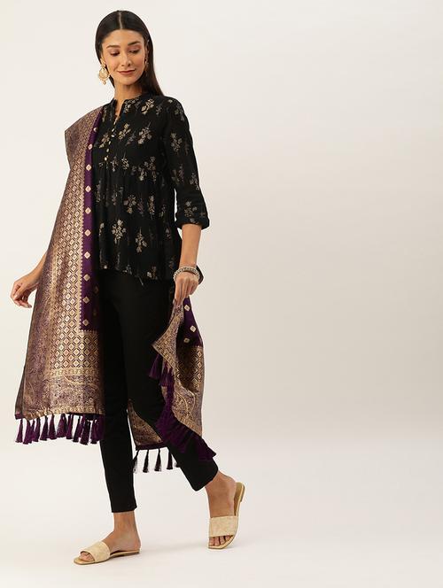 jacquard woven dupatta - 17995681 - Very Small Image - 1