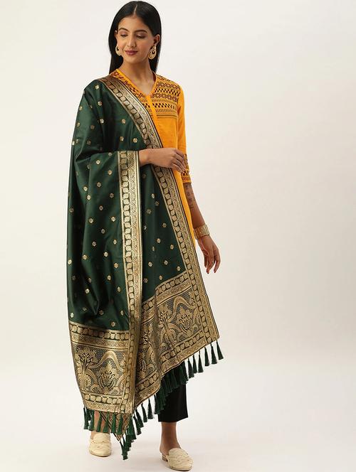 jacquard woven dupatta - 17995687 - Very Small Image - 1