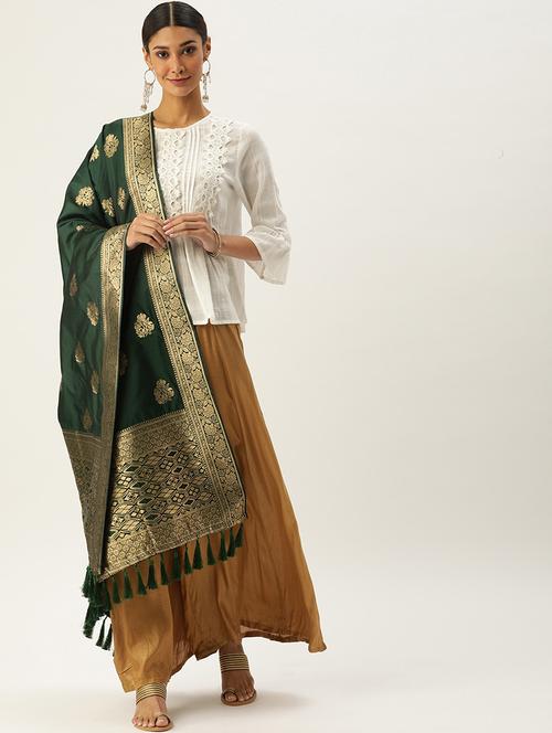 jacquard woven dupatta - 17995705 - Very Small Image - 1