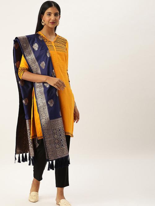 jacquard woven dupatta - 17995706 - Very Small Image - 1