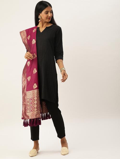 jacquard woven dupatta - 17995712 - Very Small Image - 1