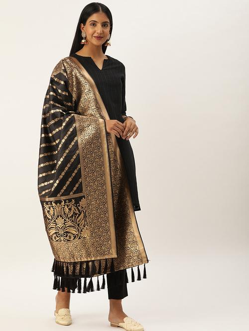 jacquard woven dupatta - 17995713 - Very Small Image - 1