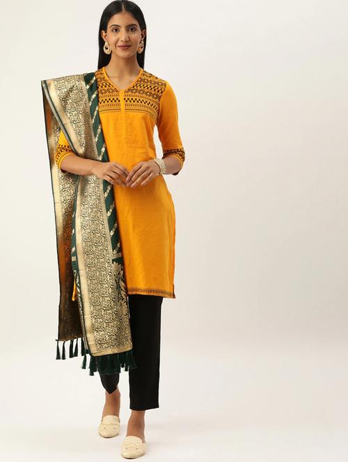 jacquard woven dupatta - 17995714 - Very Small Image - 1