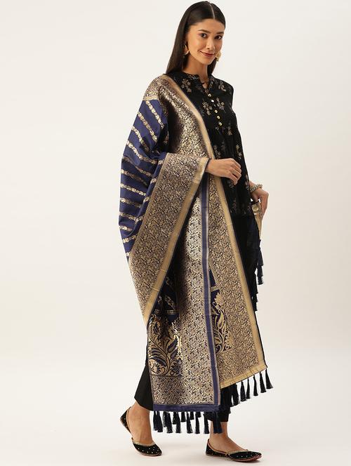 jacquard woven dupatta - 17995715 - Very Small Image - 1