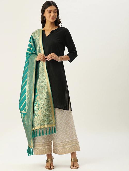 jacquard woven dupatta - 17995718 - Very Small Image - 1