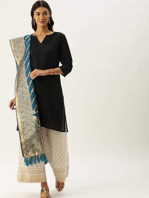 jacquard woven dupatta - 17995720 - Very Small Image - 1