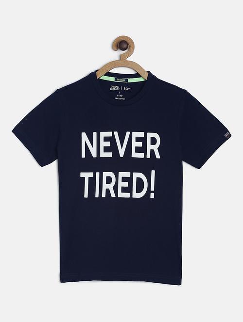blue printed t-shirt - 17996345 - Very Small Image - 1
