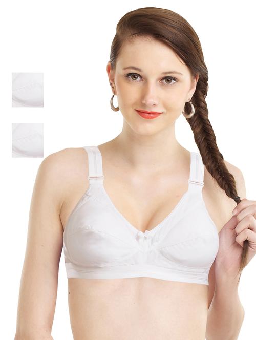 set of 3 solid minimizer bra - 17997168 - Very Small Image - 1