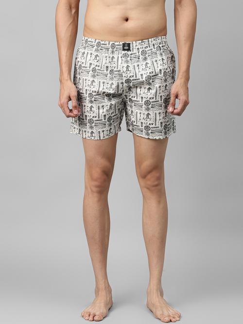 off white printed boxer - 17997523 - Very Small Image - 1