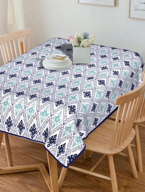indhome life heavy thick cotton canvas 200 tc printed 6 seater table cloth cover (60 inch * 90 inch) - 17997942 - Very Small Image - 1