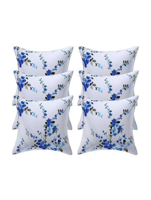 indhome life printed reversible style 200 tc pure thick cotton canvas 16x16 inch cushion cover (set of 3 ) - 18000145 - Very Small Image - 1