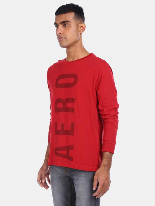 red typographic t-shirt - 18001812 - Very Small Image - 1