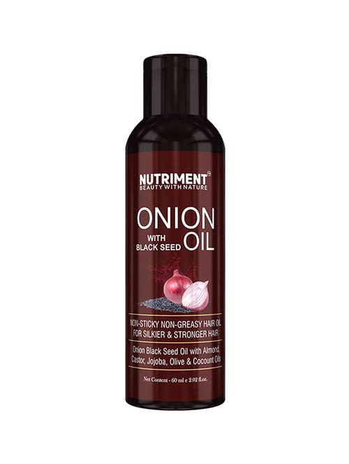 nutriment red onion black seed hair oil - 60ml - 18002006 - Very Small Image - 1