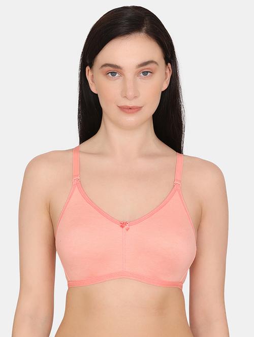 pink solid t-shirt bra - 18002669 - Very Small Image - 1