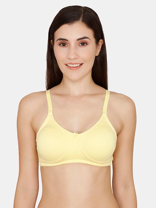 yellow solid t-shirt bra - 18002672 - Very Small Image - 1