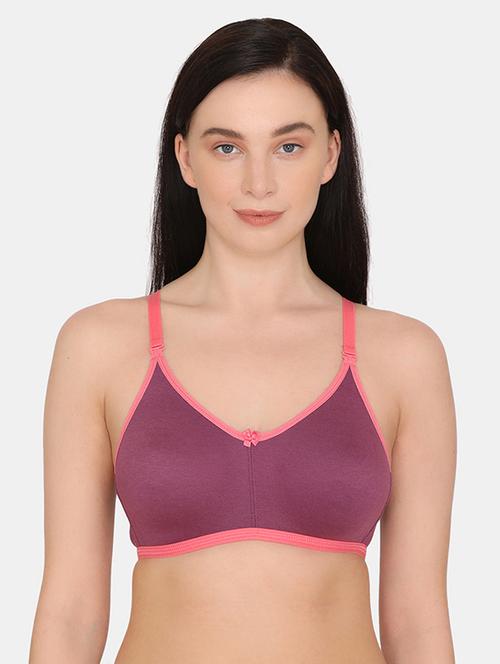 purple solid t-shirt bra - 18002677 - Very Small Image - 1