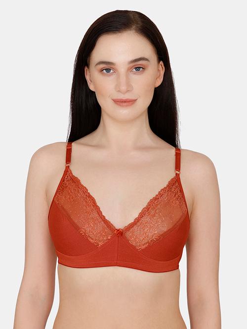 red laced regular bra - 18002680 - Very Small Image - 1