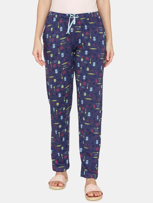 drawstring waist printed pajama - 18003565 - Very Small Image - 1