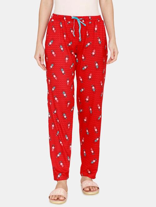 drawstring waist printed pajama - 18003568 - Very Small Image - 1