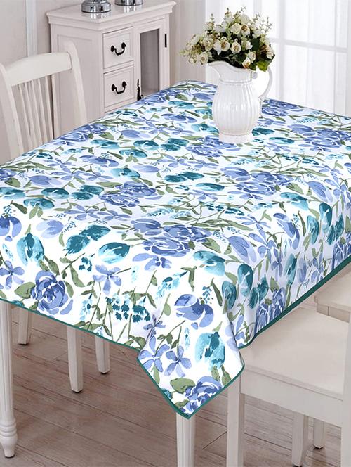 texstylers 200 tc pure cotton canvas jaipuri block printed 6 seater table cloth cover - 18003777 - Very Small Image - 1