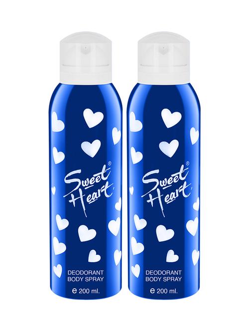sweet heart blue deodorant perfumed, 200ml each (pack of 2) - 18003801 - Very Small Image - 1