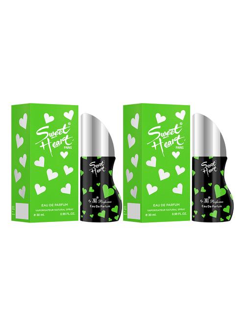 sweet heart green eau de perfume, 30ml (pack of 2) - 18003824 - Very Small Image - 1