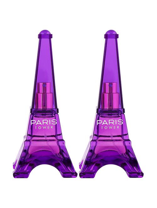 sweet heart purple paris tower eau de parfum, 40ml (pack of 2) - 18003885 - Very Small Image - 1