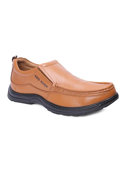 tan leather lace up shoes - 18004865 - Very Small Image - 1