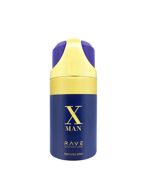 rave signature x-man long lasting deodorant perfume spray, 250ml - 18005528 - Very Small Image - 1